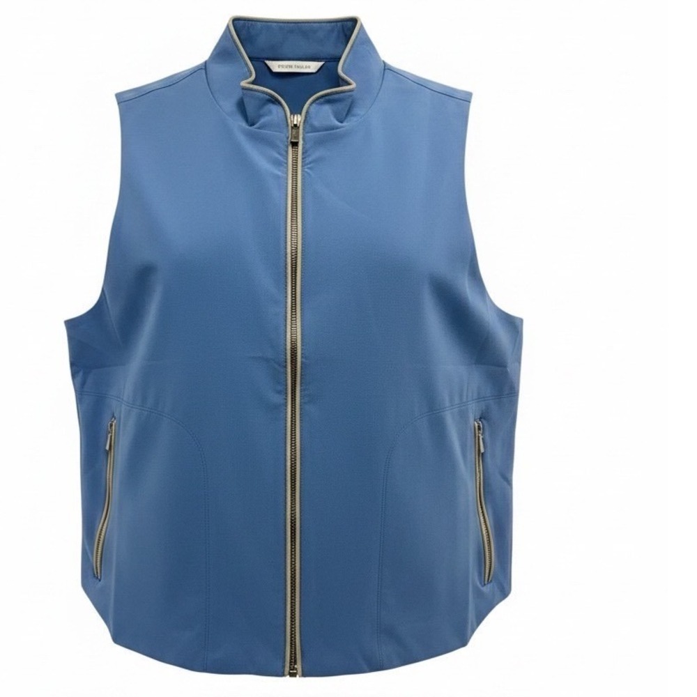 Peter‎ Millar Womens Surge Vest XXL Blue Full Zip Performance Stretch (Z18)